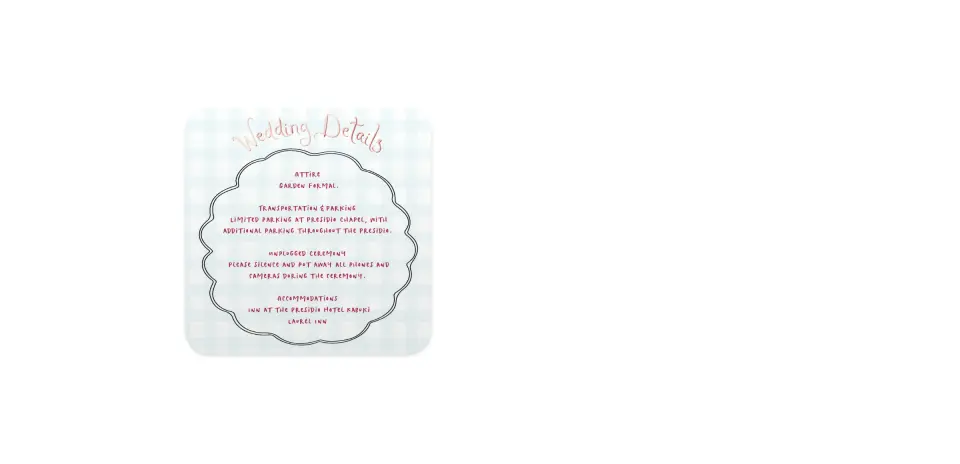 Wedding Invitation Shapes