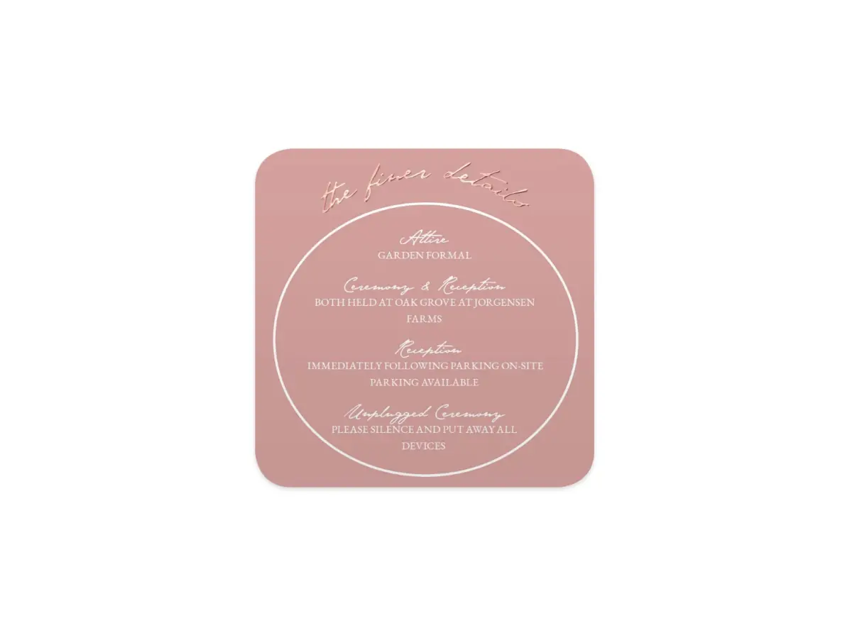 Wedding Invitation Shapes