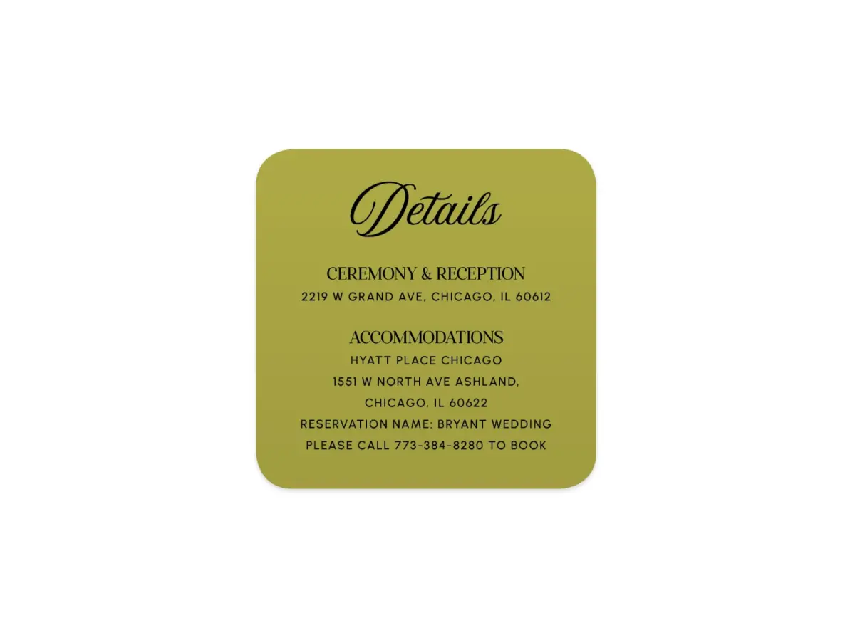 Wedding Invitation Shapes