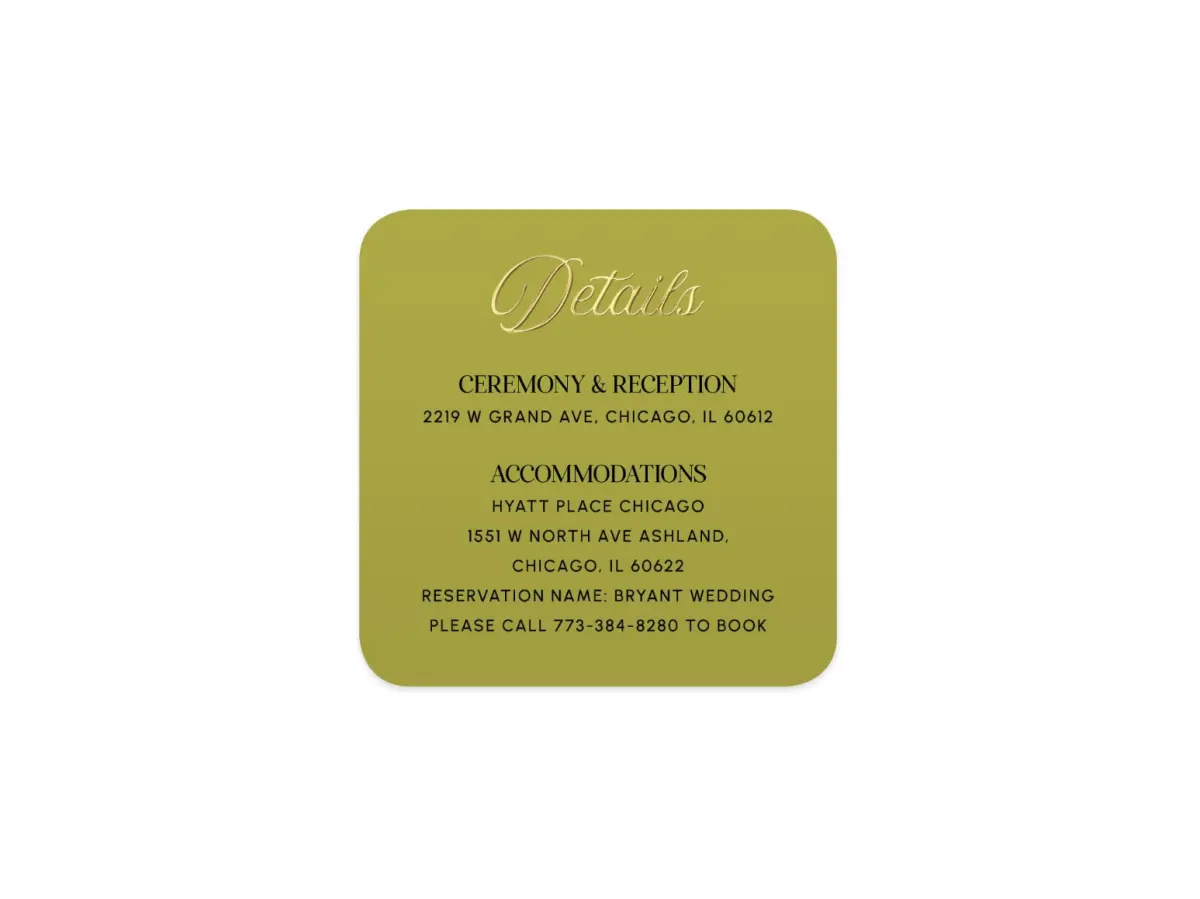 Wedding Invitation Shapes