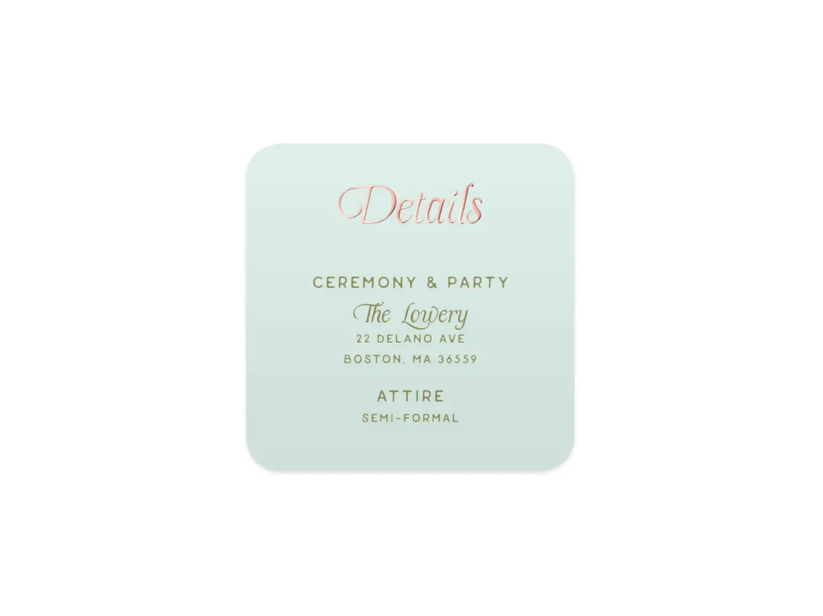 Wedding Invitation Shapes