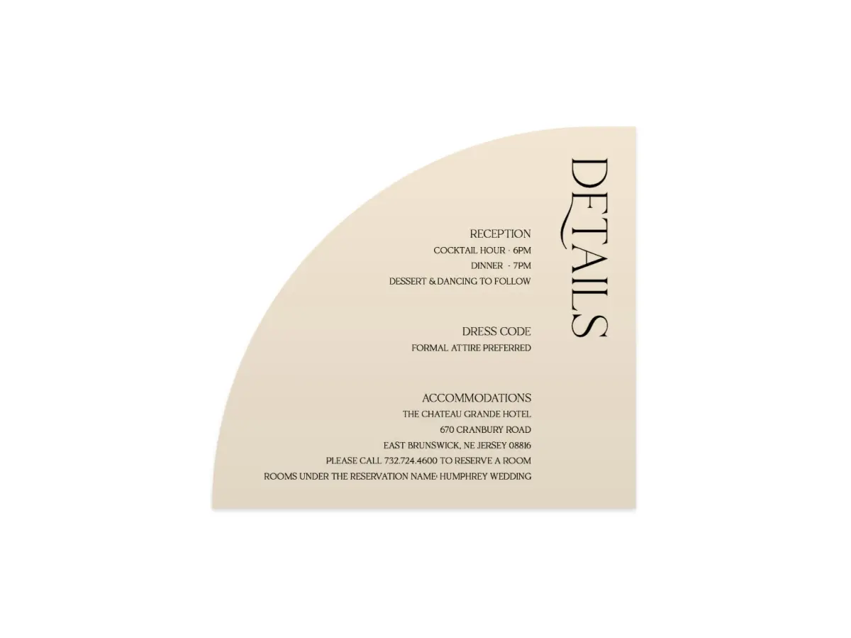 Wedding Invitation Shapes