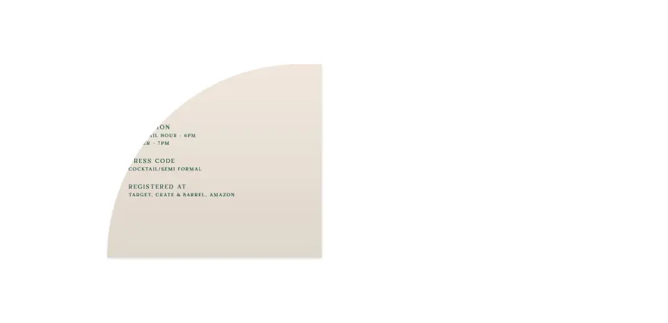 Wedding Invitation Shapes