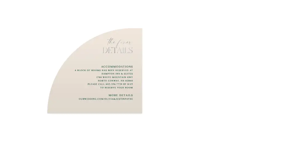 Wedding Invitation Shapes