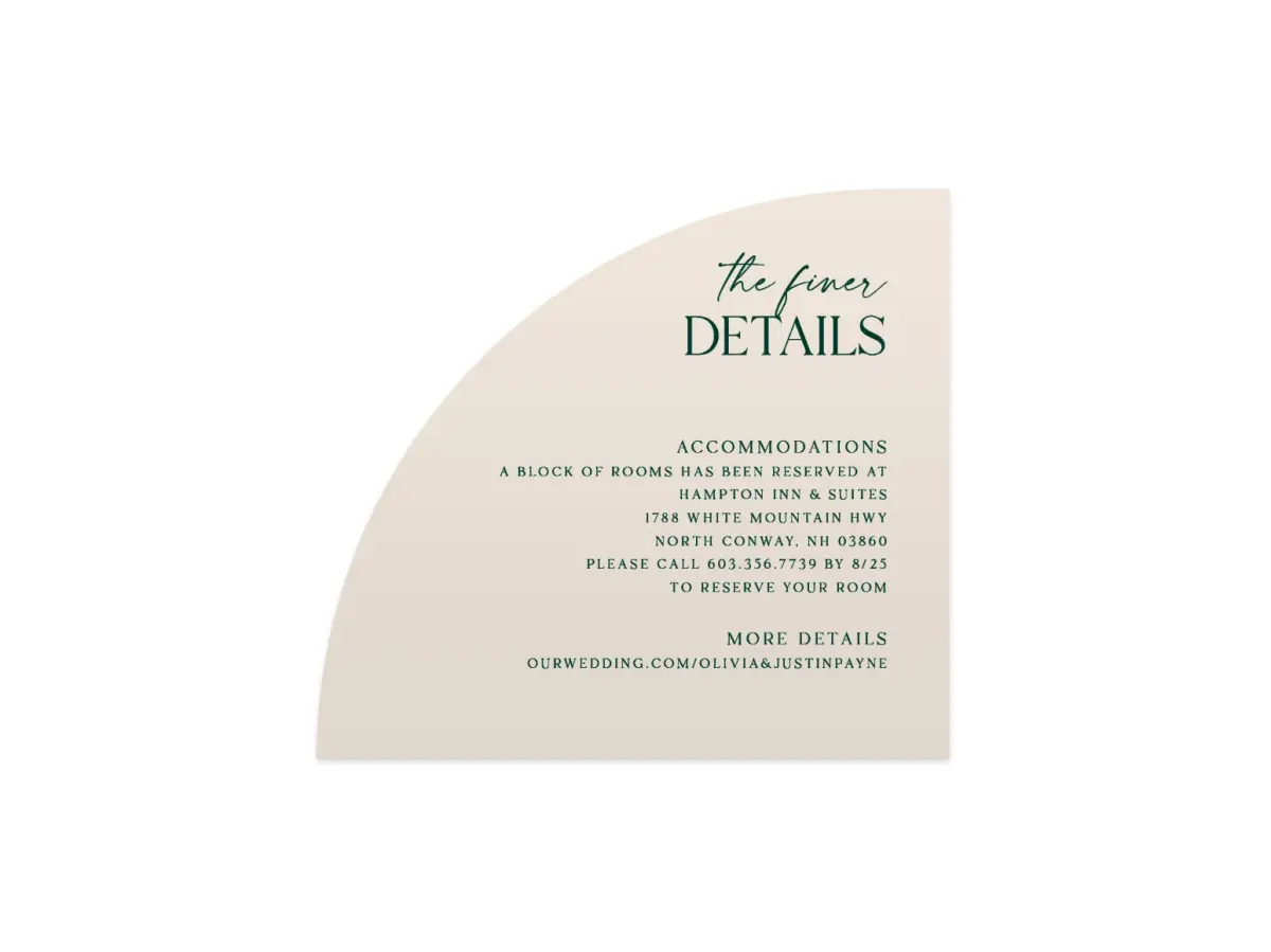 Wedding Invitation Shapes