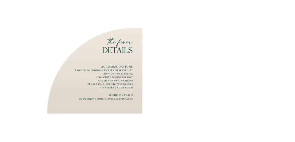 Wedding Invitation Shapes