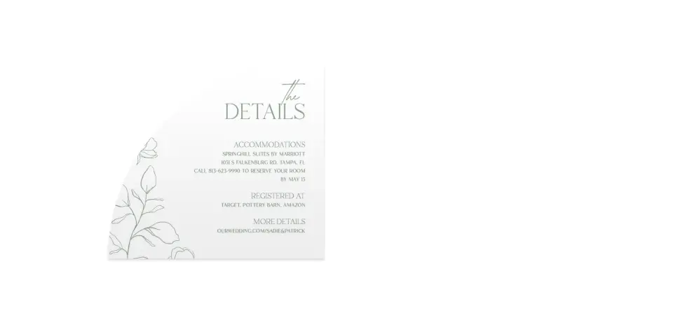 Wedding Invitation Shapes