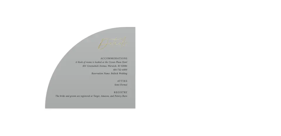 Wedding Invitation Shapes