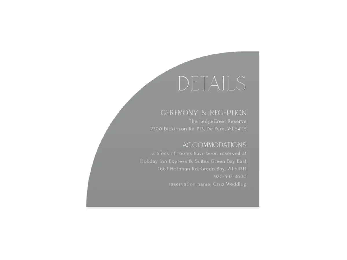 Wedding Invitation Shapes