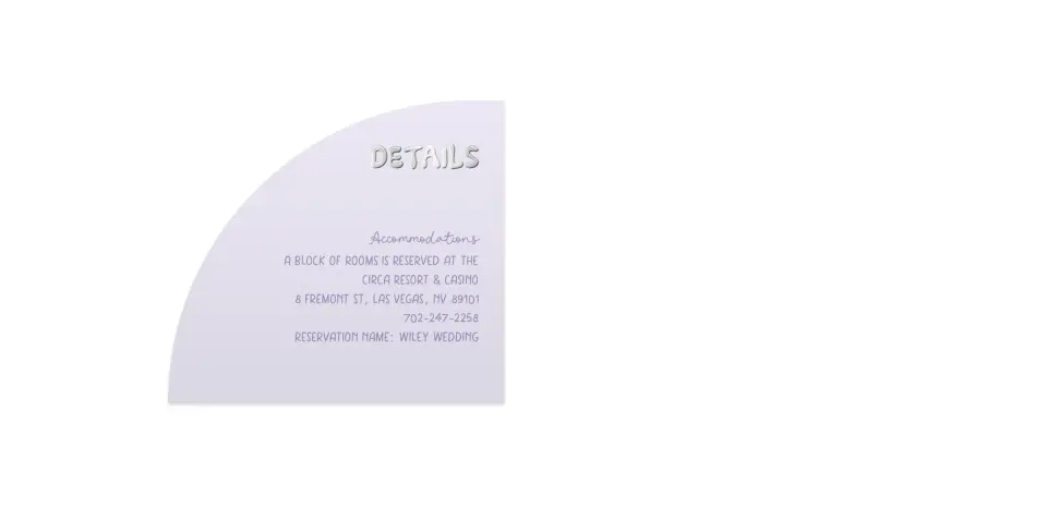 Wedding Invitation Shapes