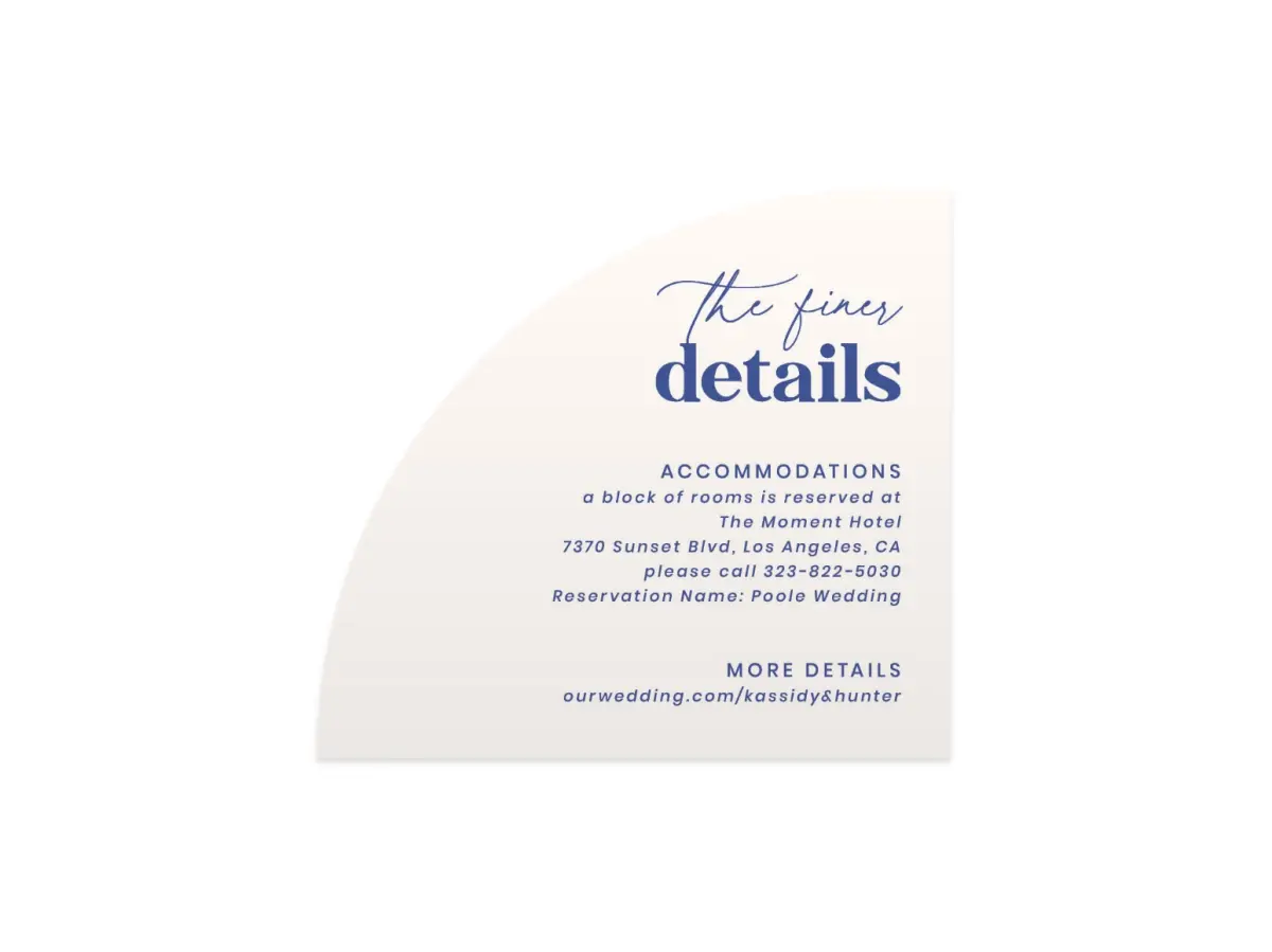 Wedding Invitation Shapes
