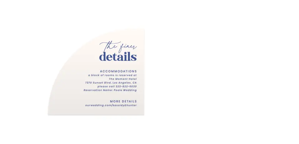 Wedding Invitation Shapes