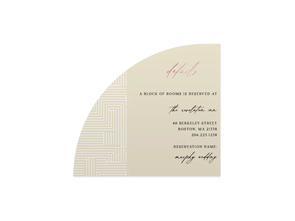 Wedding Invitation Shapes