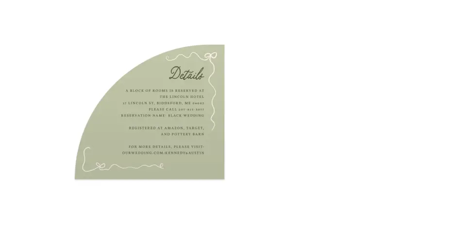 Wedding Invitation Shapes