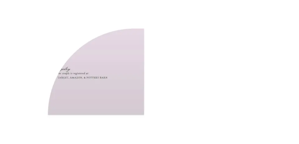 Wedding Invitation Shapes