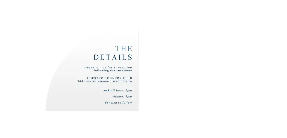 Wedding Invitation Shapes