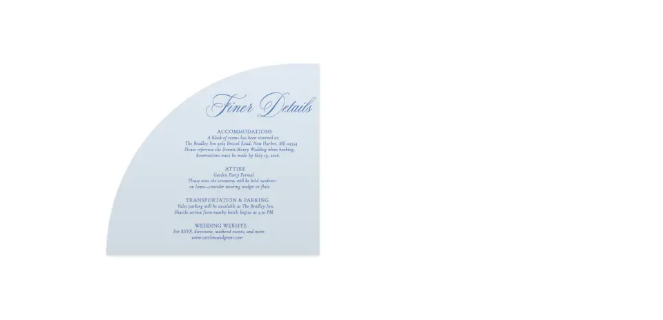 Wedding Invitation Shapes