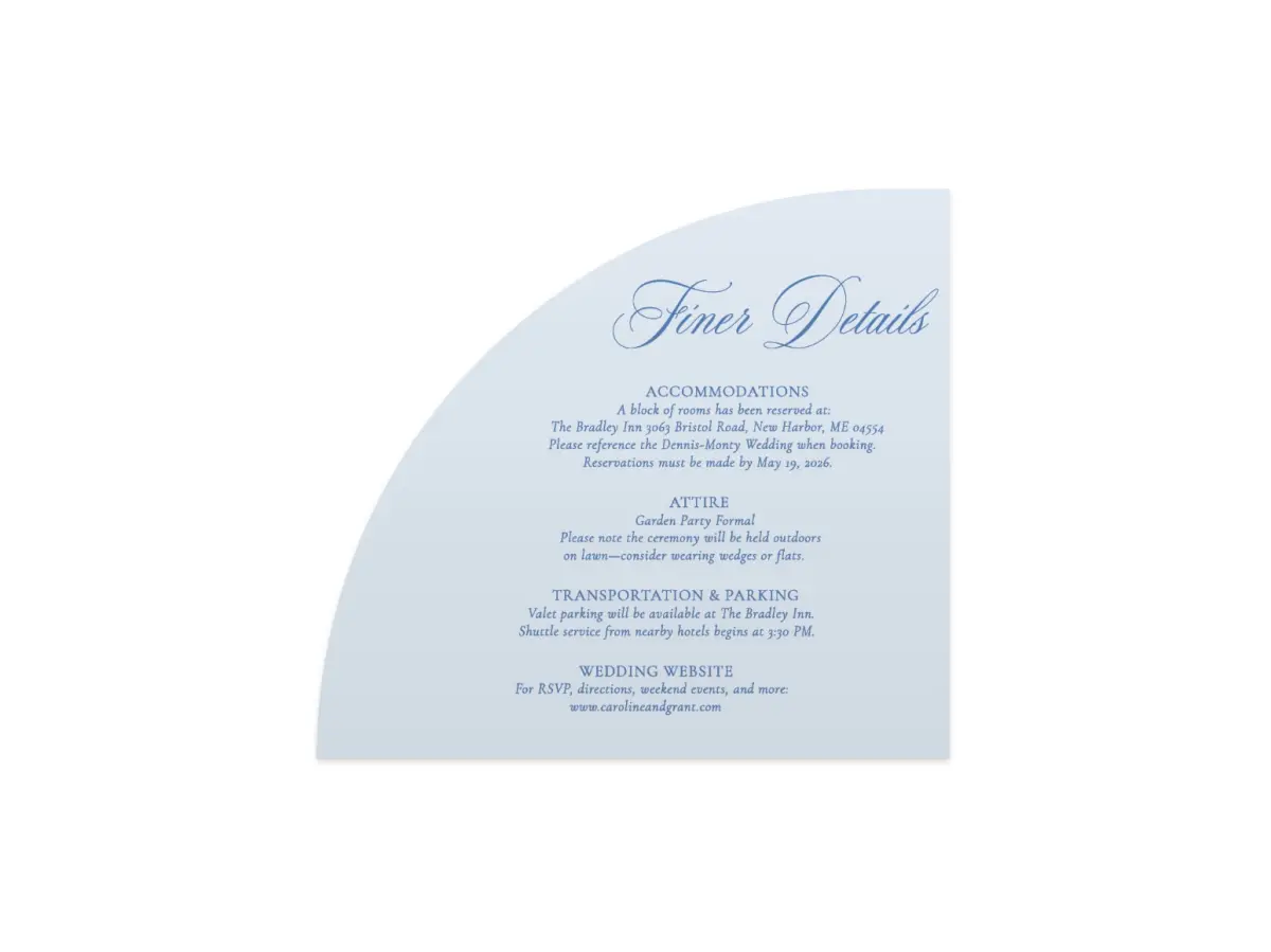 Wedding Invitation Shapes