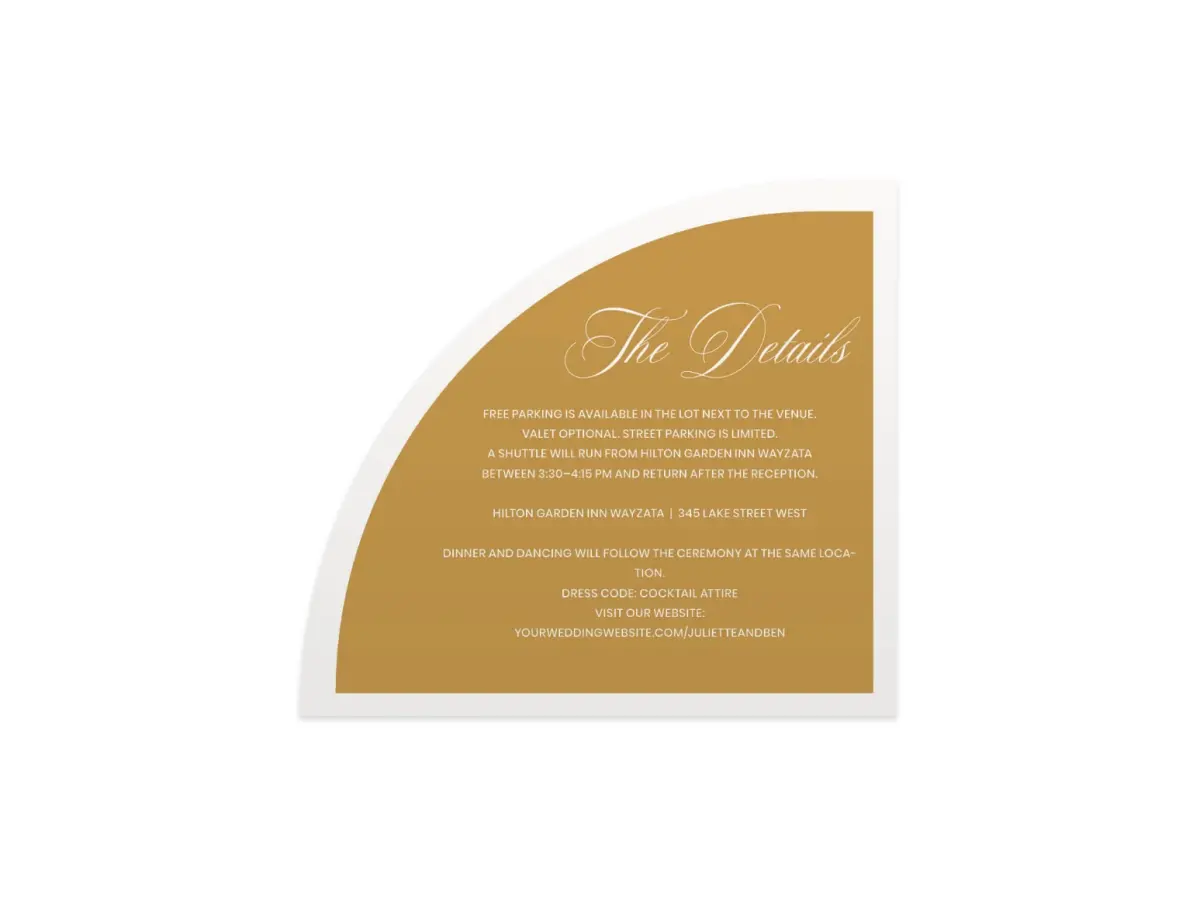 Wedding Invitation Shapes