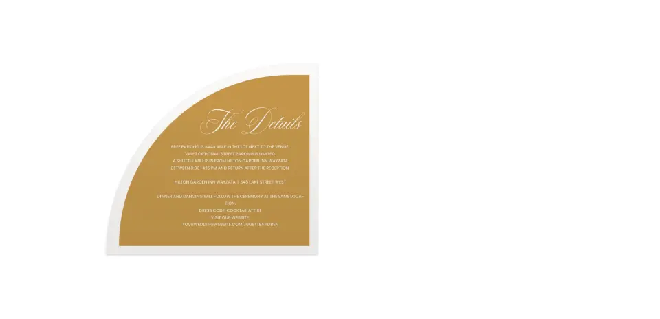 Wedding Invitation Shapes