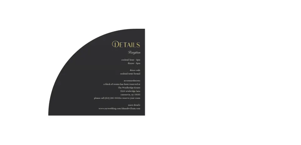 Wedding Invitation Shapes