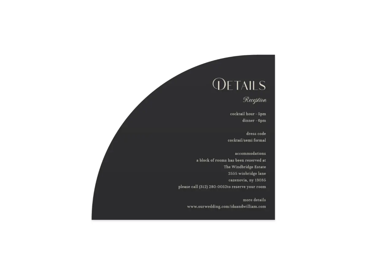 Wedding Invitation Shapes