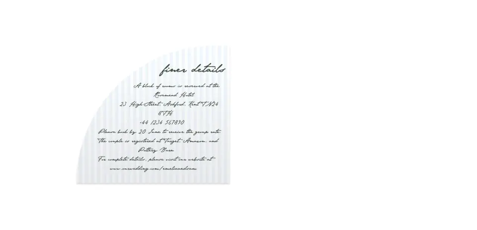 Wedding Invitation Shapes