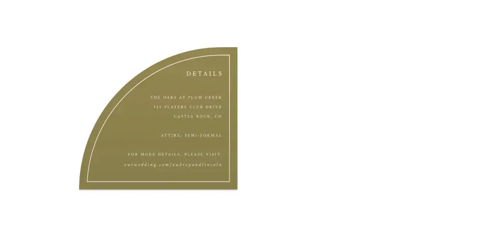 Wedding Invitation Shapes