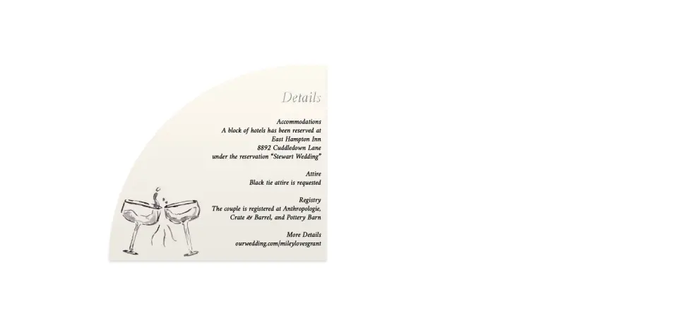 Wedding Invitation Shapes