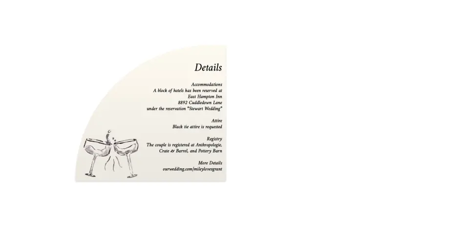 Wedding Invitation Shapes