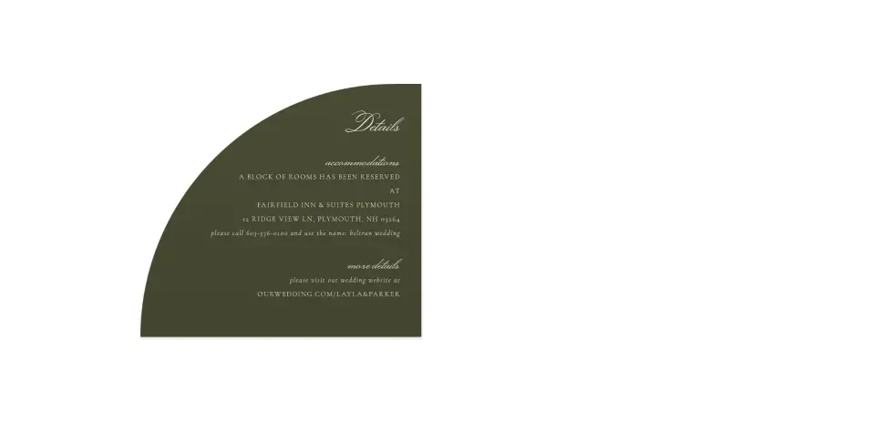 Wedding Invitation Shapes
