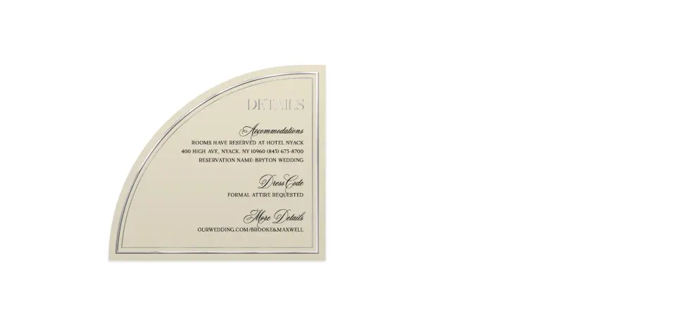 Wedding Invitation Shapes