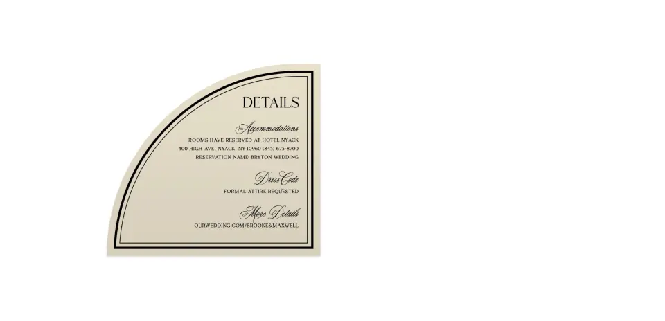 Wedding Invitation Shapes