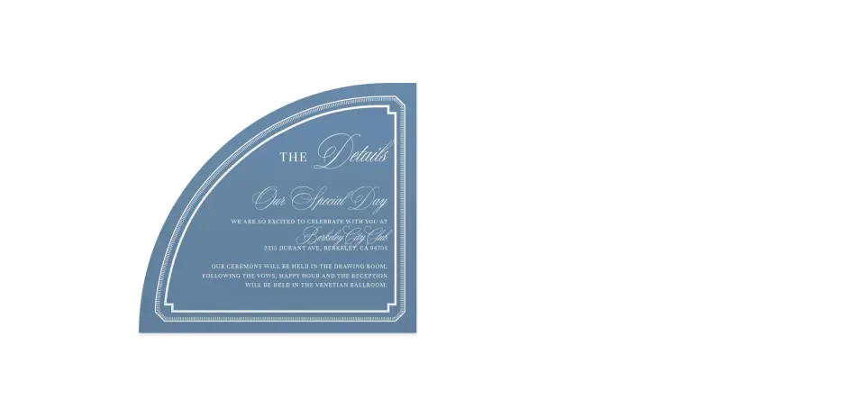 Wedding Invitation Shapes