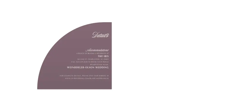 Wedding Invitation Shapes
