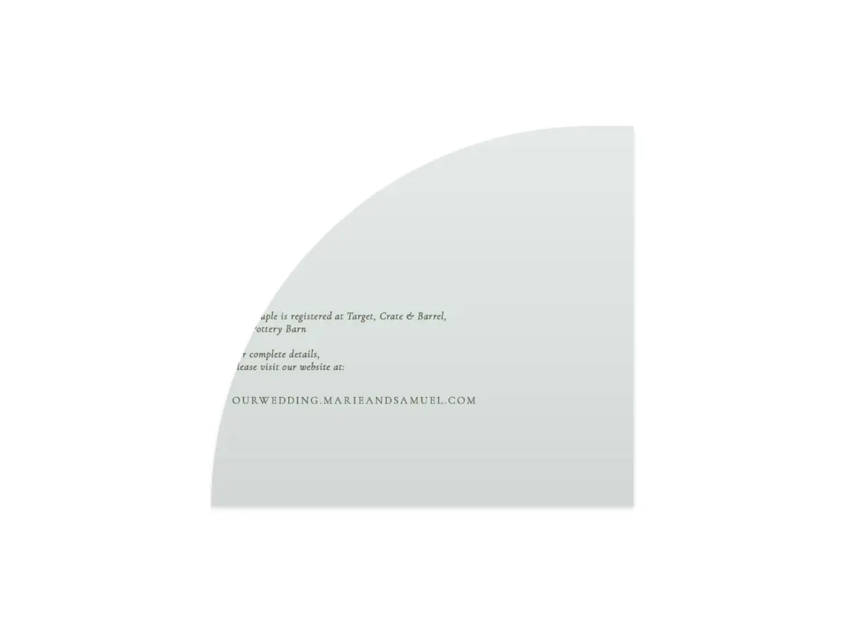 Wedding Invitation Shapes