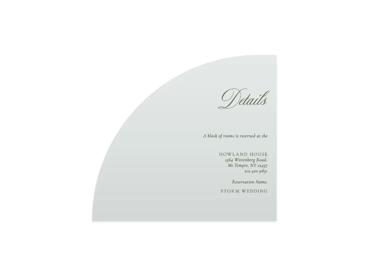 Wedding Invitation Shapes