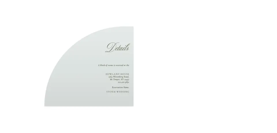 Wedding Invitation Shapes