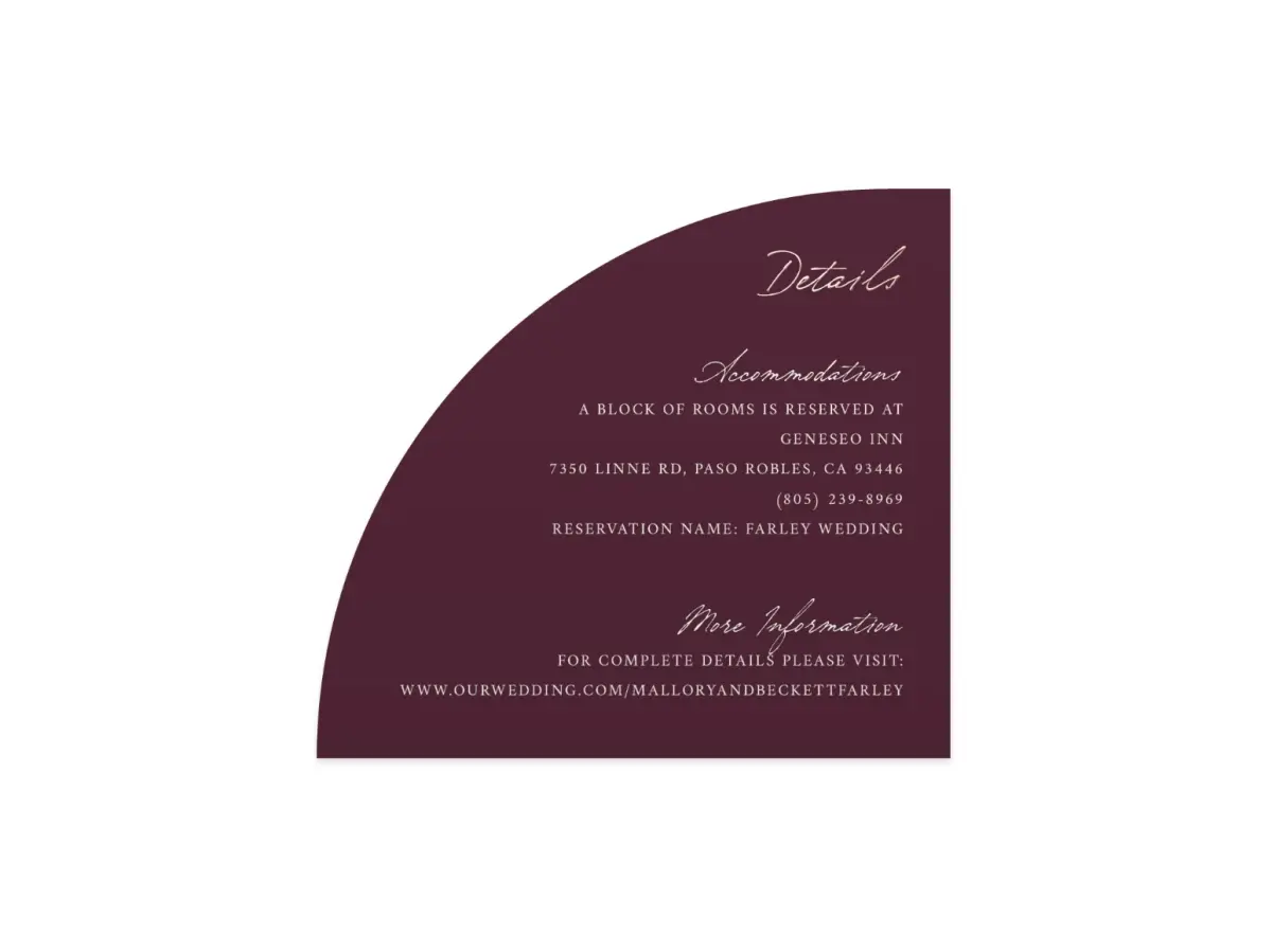 Wedding Invitation Shapes