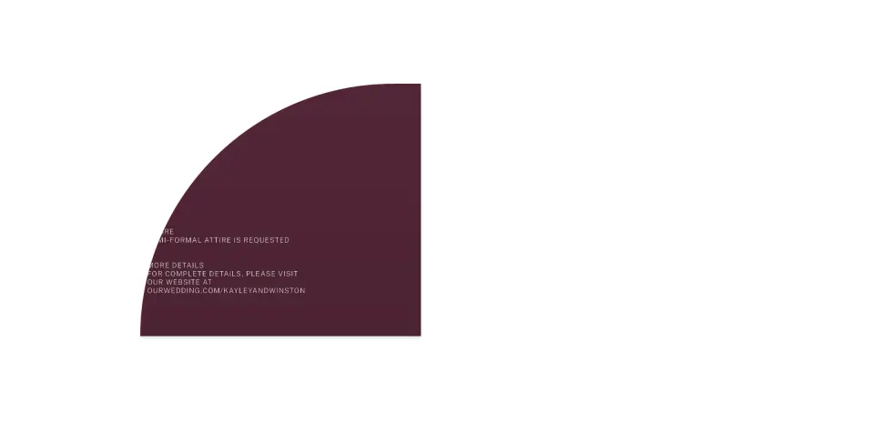 Wedding Invitation Shapes