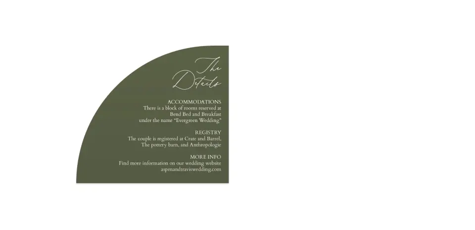 Wedding Invitation Shapes