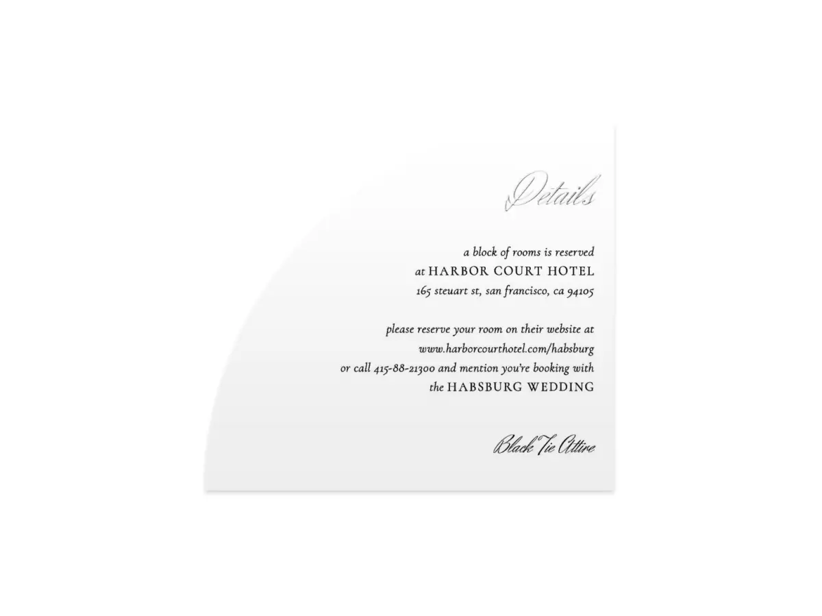 Wedding Invitation Shapes