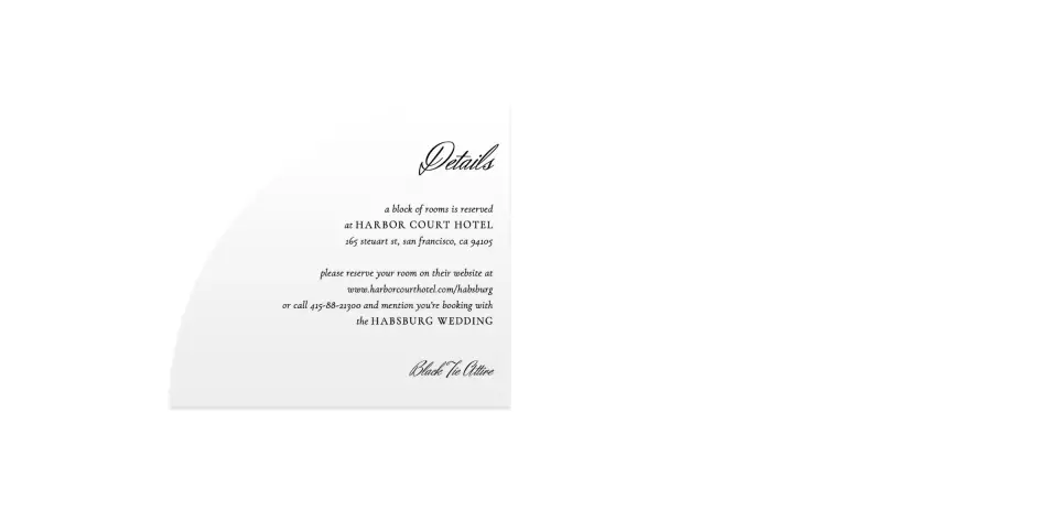 Wedding Invitation Shapes