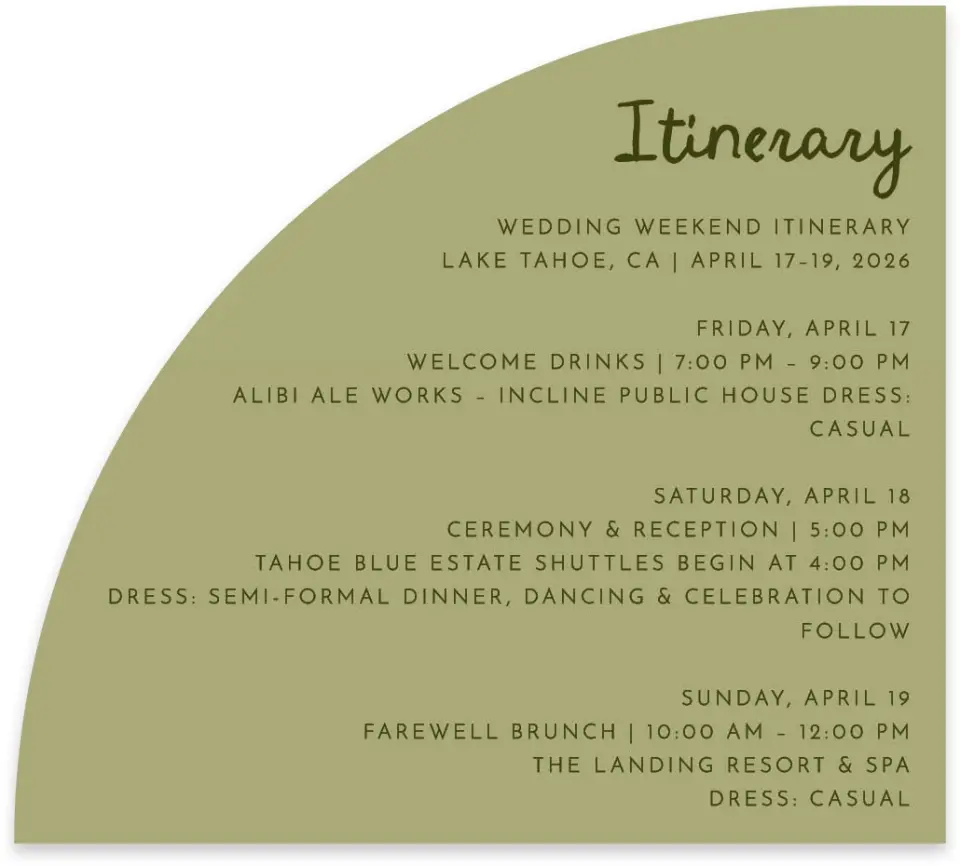 This is a 5" x 4½" Wedding Invitation Enclosure Card called Scalloped Elegance printed in full color on Luxe Satin paper