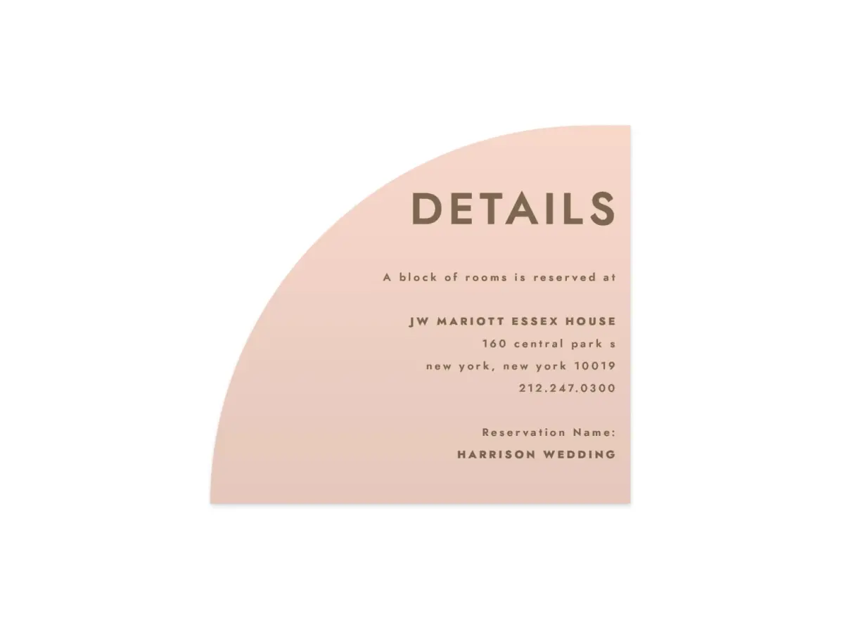 Wedding Invitation Shapes