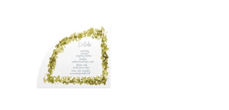 Wedding Invitation Shapes