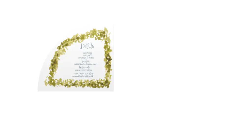 Wedding Invitation Shapes