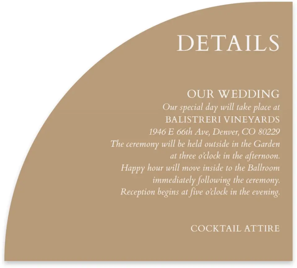 This is a 5" x 4½" Wedding Invitation Enclosure Card called Soft Branchlets printed in full color on Luxe Satin paper