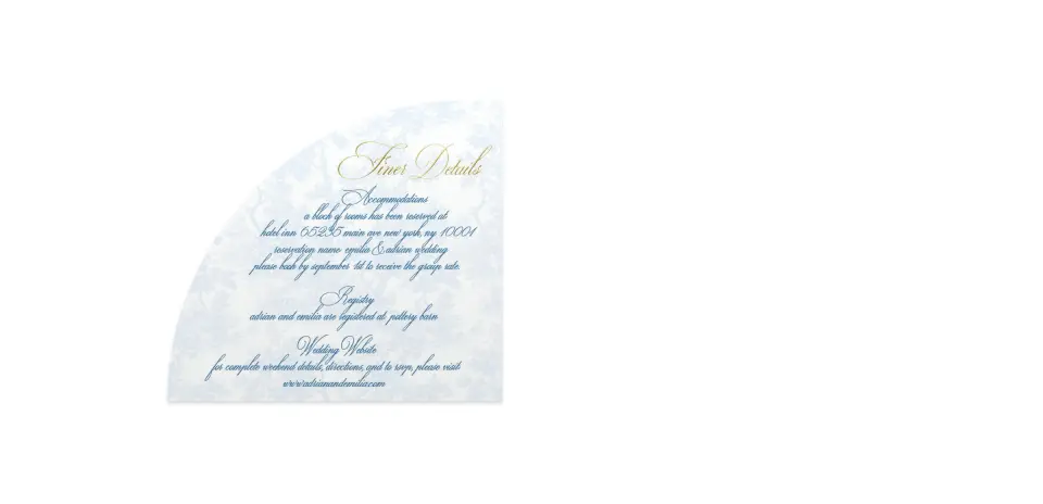 Wedding Invitation Shapes