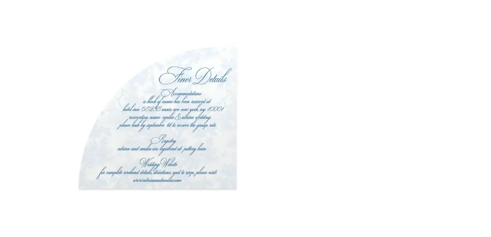 Wedding Invitation Shapes